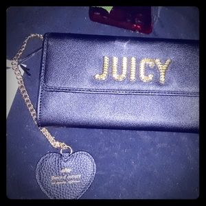 NWT Juicy Couture Black wristlet
